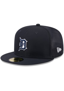 New Era Detroit Tigers Mens Navy Blue 2026 MLB Batting Practice Fan Pack 59FIFTY Fitted Hat
