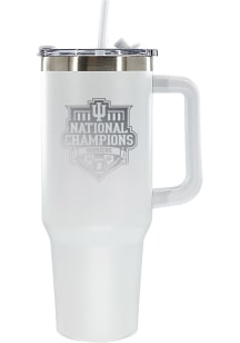 Indiana Hoosiers 2025 College Football Champions 40oz Colossal Stainless Steel Tumbler - White