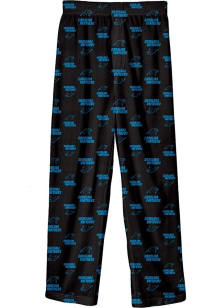 Carolina Panthers Youth Carolina Blue All Over Printed Sleep Pants