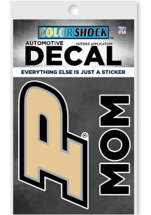 Purdue Boilermakers Mom Auto Decal - Black