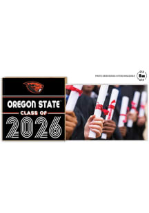 Oregon State Beavers Class of 2026 Floating Picture Frame - Black