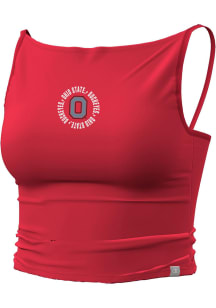 Champion Ohio State Buckeyes Womens Red High Neck Tank Top