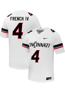 JC French IV  Nike Cincinnati Bearcats White NIL Name And Number Football Jersey