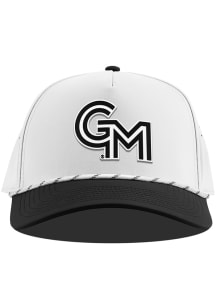 Branded Bills George Mason University Curved 5 Panel Rope Adjustable Hat - White