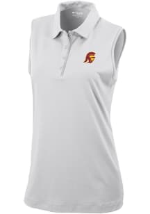 Columbia USC Trojans Womens White Heat Seal Tend the Ball Tank Top