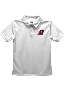 Vive La Fete Central Michigan Chippewas Youth White Team Short Sleeve Polo Shirt