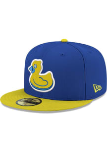 New Era Akron RubberDucks Mens Blue Rubber Duck GCP 59FIFTY Fitted Hat
