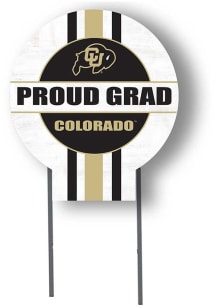 Colorado Buffaloes KH Sports Fan Grad graduation graphic Yard Sign - White