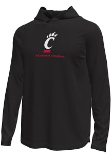 Under Armour Cincinnati Bearcats Mens Black Logo Tech Stretch Hood