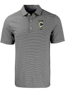 Cutter and Buck Columbus Crew Black Forge Double Stripe Big and Tall Polo