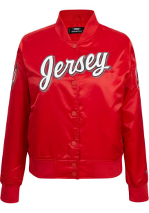 Pro Standard New Jersey Devils Womens Red Classic Chenille Light Weight Jacket