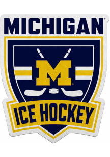 Michigan Wolverines Ice Hockey  Shape Cut Pennant - Navy Blue