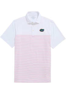 Vineyard Vines Florida Gators Mens Pink Sankaty Short Sleeve Fashion Polo