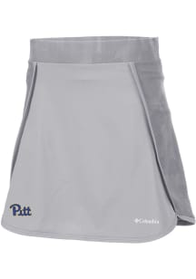 Columbia Pitt Panthers Womens Grey Heat Seal Omni Wick Up Next Shorts