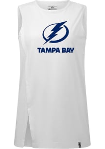 Levelwear Tampa Bay Lightning Womens White Influx Home Turf Tank Top