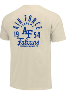 Air Force Falcons Ivory Mascot Overlay Short Sleeve T Shirt
