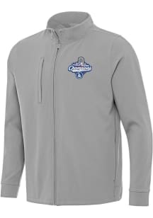 Antigua Los Angeles Dodgers Mens Ash 2025 World Series Champions Regard Light Weight Jacket