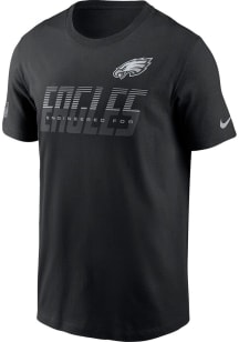 Nike Philadelphia Eagles Black Sideline Short Sleeve T Shirt