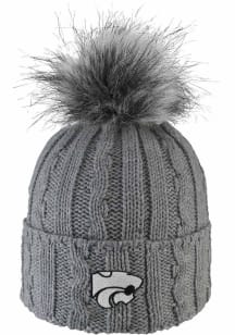 LogoFit K-State Wildcats Grey Alps Womens Knit Hat