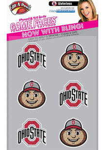 Ohio State Buckeyes 6pk Fandazzler Tattoo