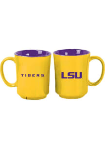 LSU Tigers 15oz Iridescent Ceramic Mug - Purple