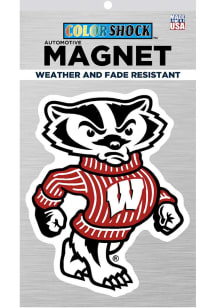 Wisconsin Badgers 4in Mascot Magnet