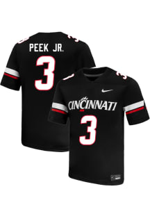 Antwan Peek Jr.  Nike Cincinnati Bearcats Black NIL Name And Number Football Jersey
