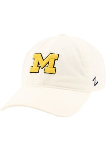 Zephyr Michigan Wolverines Scholarship Adjustable Hat - White