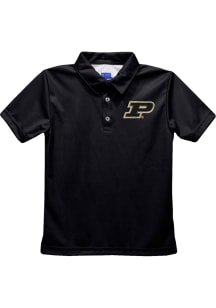 Vive La Fete Purdue Boilermakers Toddler Black Team Short Sleeve Polo Shirt