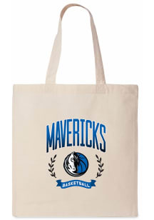 Dallas Mavericks White Canvas Tote
