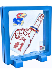 Kansas Jayhawks Gold Block Color Stack Womens Ring