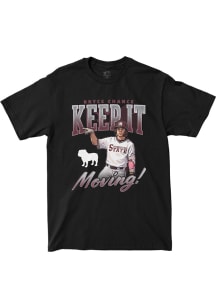 Bryce Chance Mississippi State Bulldogs Youth Black Keep it Moving Fashion Player Tee