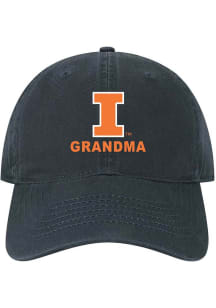 Illinois Fighting Illini Grandma Twill Adjustable Hat - Navy Blue