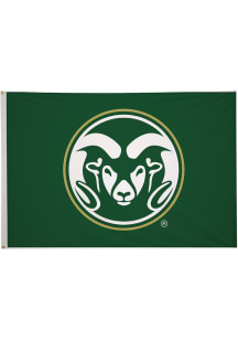 Colorado State Rams 5' x 8' Silk Screen Grommet Flag - Green