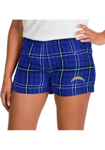 Concepts Sport San Diego Chargers Womens Black Ultimate Flannel Shorts