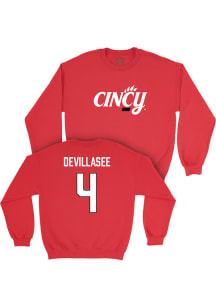 Caliyah DeVillasee Cincinnati Bearcats Mens Red NIL Legacy Player Crew