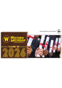 Western Michigan Broncos Class Of Floating Picture Frame - Brown