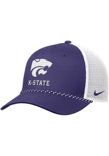Nike K-State Wildcats Rise Rope Trucker Adjustable Hat - Purple
