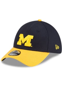 New Era Michigan Wolverines Navy Blue Jr Diamond Era 39THIRTY Youth Flex Hat