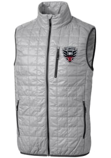 Cutter and Buck DC United Mens Grey Rainier PrimaLoft Sleeveless Jacket