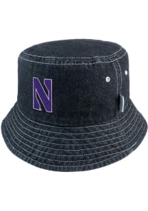 LogoFit Northwestern Wildcats Black Jucket Mens Bucket Hat