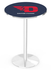 Dayton Flyers Chrome Round Base Pub Table