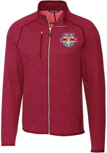 Cutter and Buck New York Red Bulls Mens Red Mainsail Medium Weight Jacket