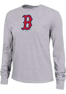 Champion Boston Red Sox Womens Grey Core LS Tee