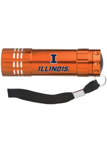 Illinois Fighting Illini Flashlight Keychain - Orange