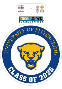 Pitt Panthers Class of 2025 Durable Stickers - Navy Blue