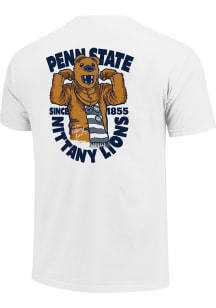 Penn State Nittany Lions White Mascot Strong  Arc Short Sleeve T Shirt