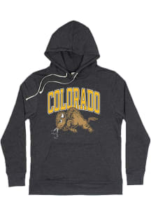 Homefield Colorado Buffaloes Mens Charcoal Vintage Tri Blend Fashion Hood