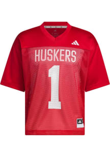 Adidas Nebraska Cornhuskers Red Tailgate Football Jersey