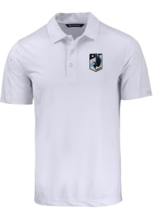Cutter and Buck Minnesota United FC Mens White Prospect Short Sleeve Polo